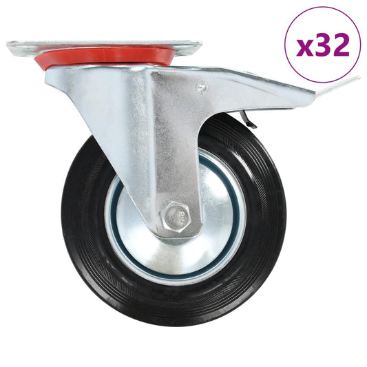 32 pcs Swivel Casters 160 mm