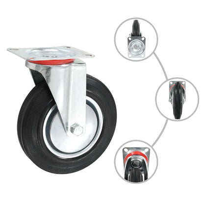 16 pcs Swivel Casters 200 mm