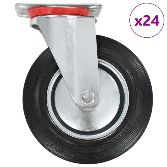 24 pcs Swivel Casters 200 mm