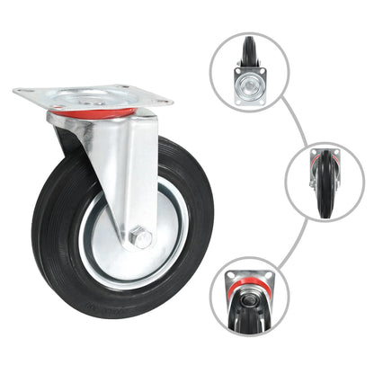 24 pcs Swivel Casters 200 mm