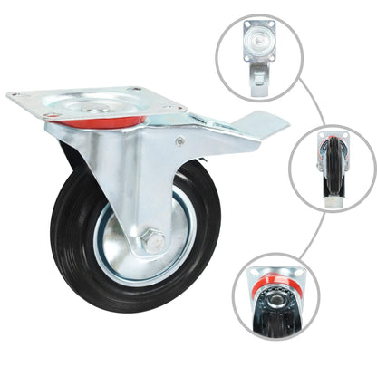 24 pcs Swivel Casters 160 mm