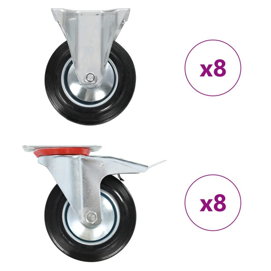 16 pcs Casters 160 mm