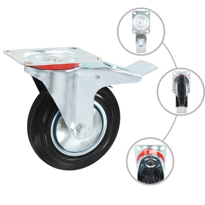 24 pcs Casters 160 mm