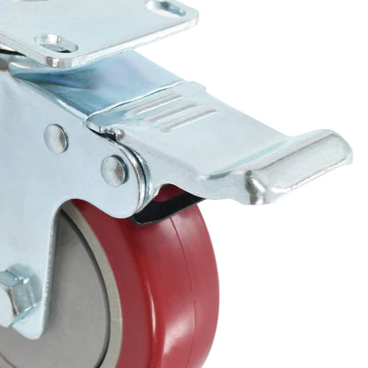 24 pcs Swivel Casters 100 mm