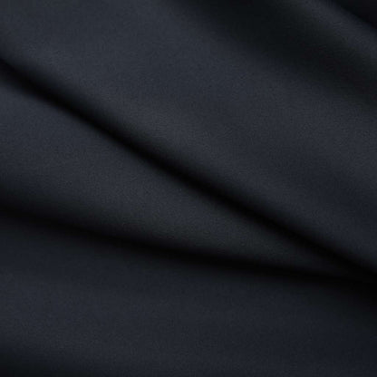 Blackout Curtains with Hooks 2 pcs Black 140x175 cm