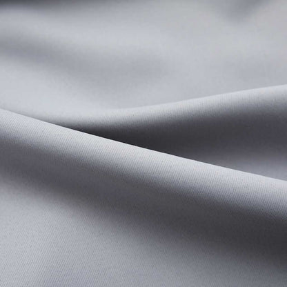 Blackout Curtains with Hooks 2 pcs Grey 140x225 cm