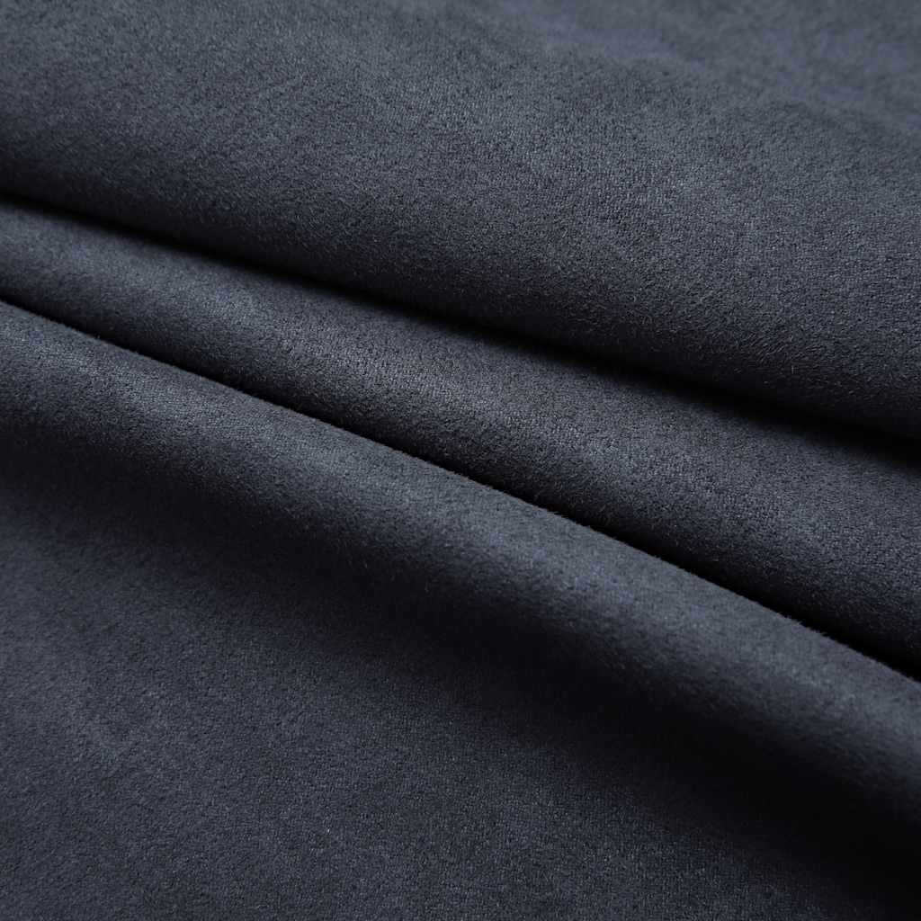 Blackout Curtains with Metal Rings 2 pcs Anthracite 140x175 cm