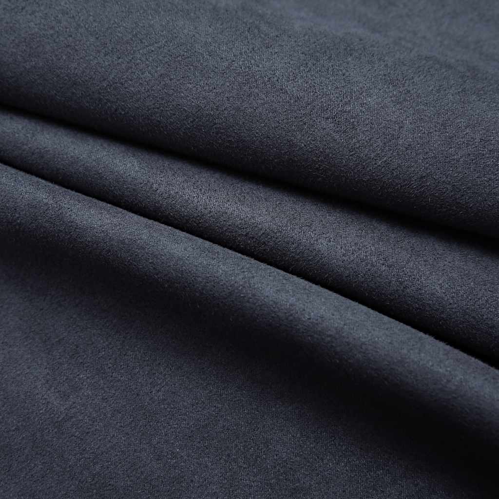 Blackout Curtains with Metal Rings 2 pcs Anthracite 140x225 cm