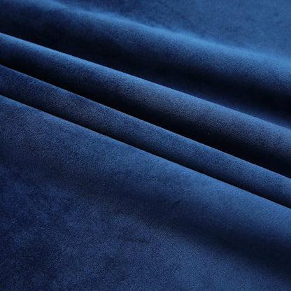 Blackout Curtain with Hooks Velvet Dark Blue 290x245 cm