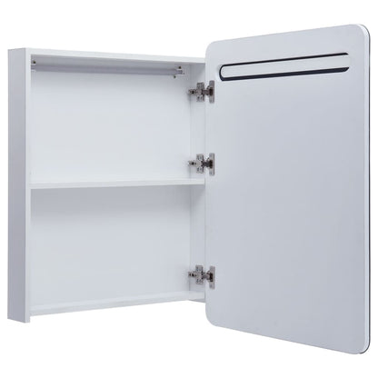 LED Bathroom Mirror Cabinet 60x11x80 cm