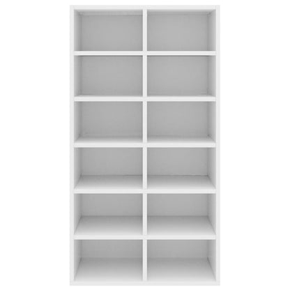 Shoe Rack White 54x34x100.5 cm Engineered Wood