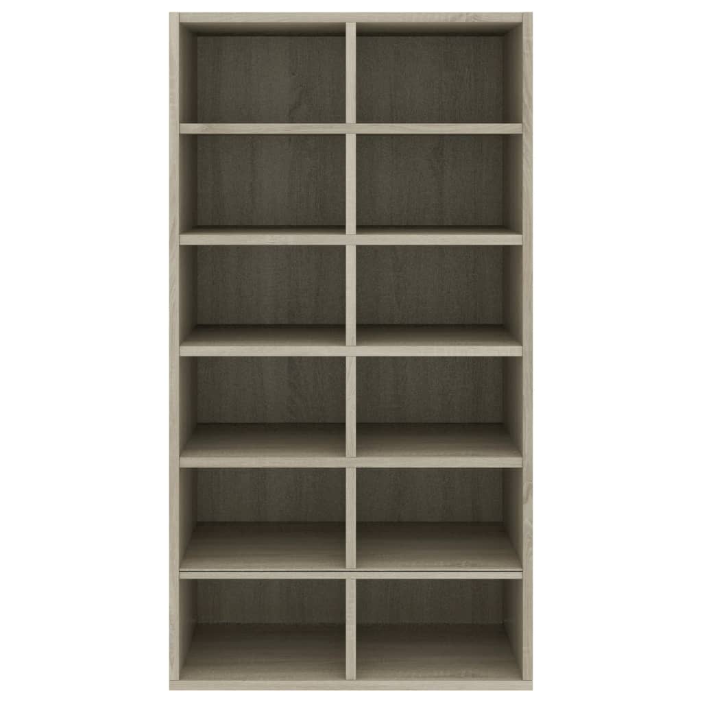 Shoe Rack Sonoma Oak 54x34x100.5 cm Engineered Wood