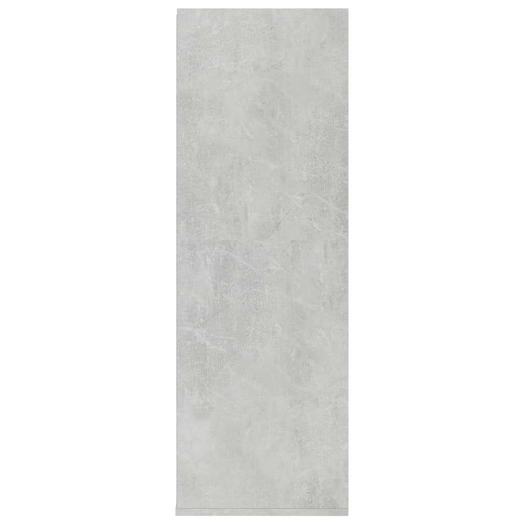 Shoe Rack Concrete Grey 54x34x100.5 cm Engineered Wood