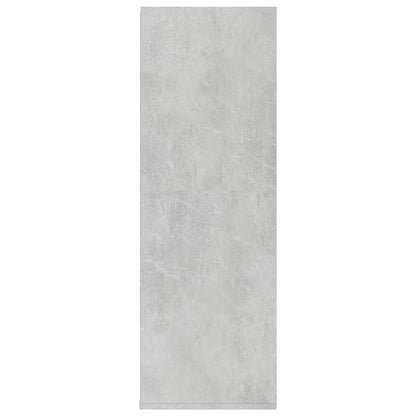 Shoe Rack Concrete Grey 54x34x100.5 cm Engineered Wood