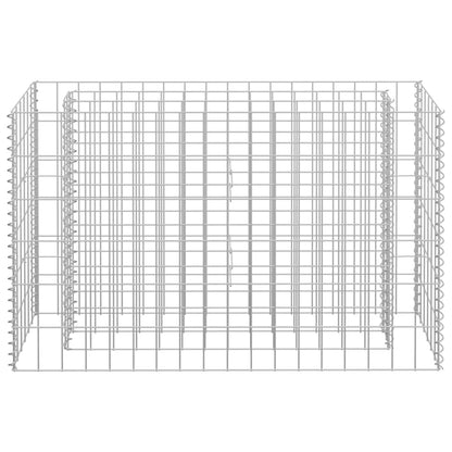 Gabion Raised Bed Galvanised Steel 90x30x60 cm
