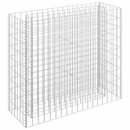 Gabion Raised Bed Galvanised Steel 90x30x90 cm