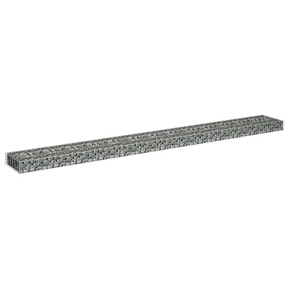 Gabion Raised Bed Galvanised Steel 270x30x10 cm
