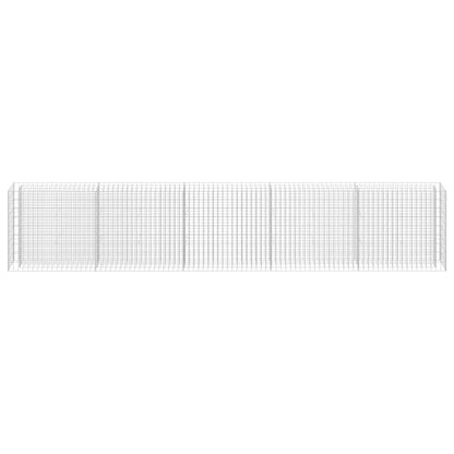 Gabion Raised Bed Galvanised Steel 450x30x90 cm