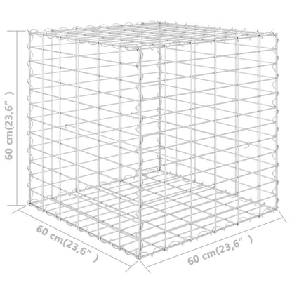 Cube Gabion Raised Bed Steel Wire 60x60x60 cm