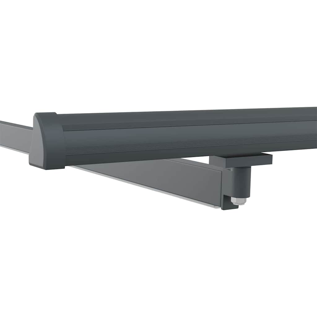 Awning with Manual Anthracite 3.5 x 2.5 m Metal