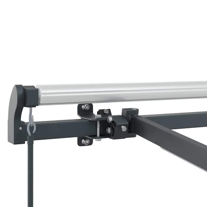 Awning with Manual Anthracite 3.5 x 2.5 m Metal