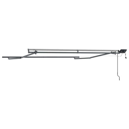 Awning with Manual Anthracite 3.5 x 2.5 m Metal