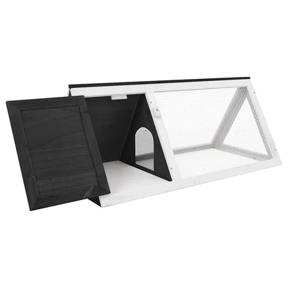 Animal Rabbit Cage Grey Wood