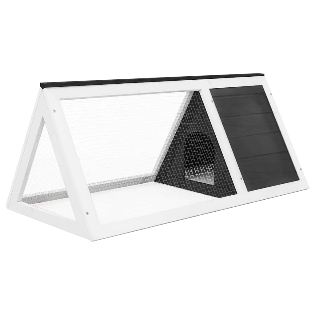 Animal Rabbit Cage Grey Wood