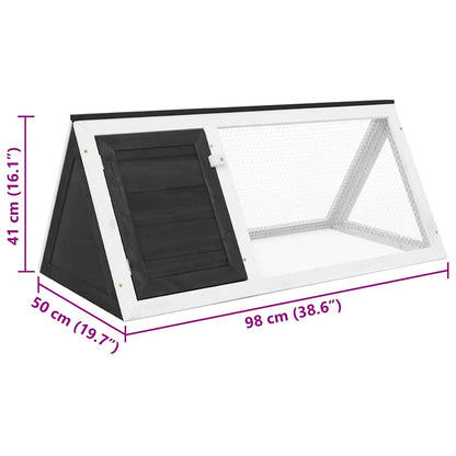 Animal Rabbit Cage Grey Wood