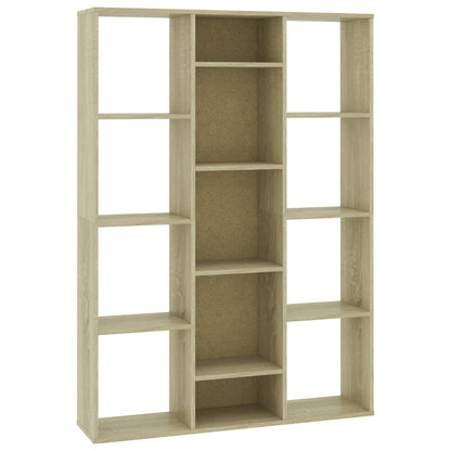 Room Divider/Book Cabinet Sonoma Oak 100x24x140 cm Engineered Wood