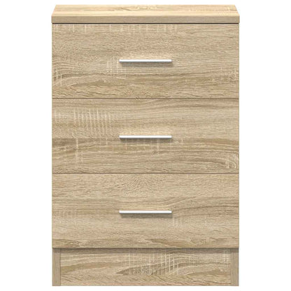Bedside Cabinets 2 pcs Sonoma Oak 38x35x56 cm Engineered Wood
