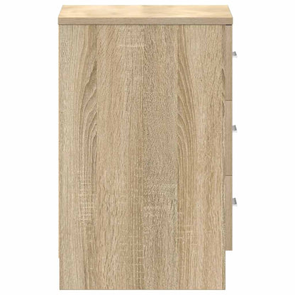 Bedside Cabinets 2 pcs Sonoma Oak 38x35x56 cm Engineered Wood