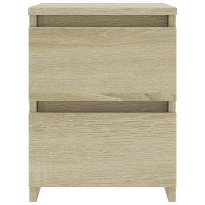 Bedside Cabinets 2 pcs Sonoma Oak 30x30x40 cm Engineered Wood