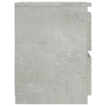 Bedside Cabinets 2 pcs Concrete Grey 30x30x40 cm Engineered Wood