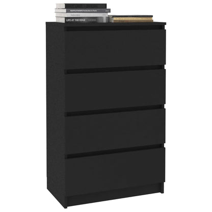 Sideboard Black 60x35x98.5 cm Engineered Wood