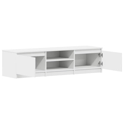 TV Cabinet White 140x40x35.5 cm Engineered Wood