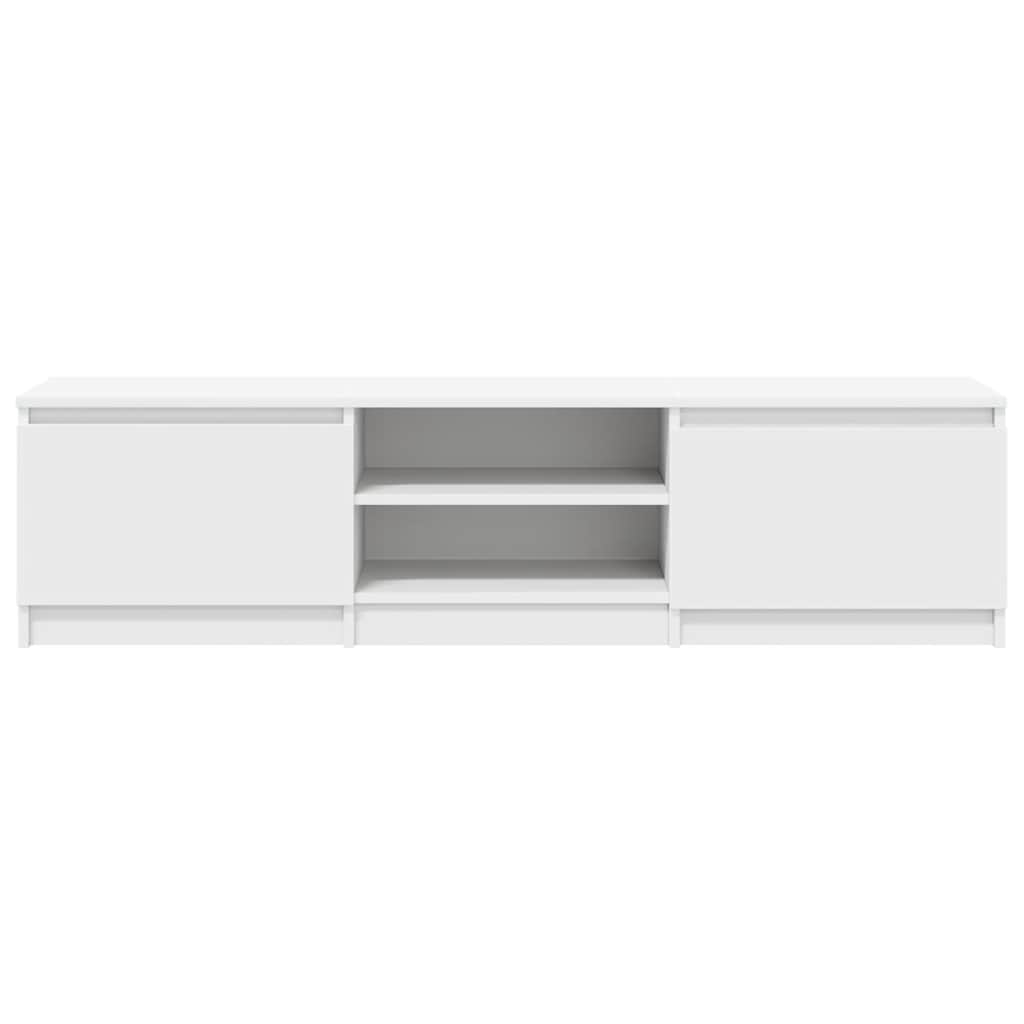 TV Cabinet White 140x40x35.5 cm Engineered Wood