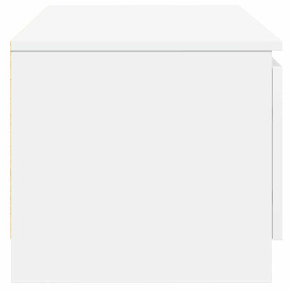 TV Cabinet White 140x40x35.5 cm Engineered Wood