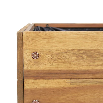 Raised Garden Planter 50x40x45 cm Solid Acacia Wood