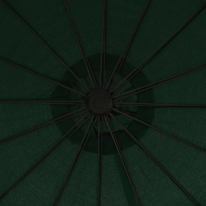 Hanging Garden Parasol Green 3 m Aluminium Pole