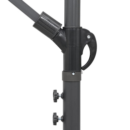 Hanging Garden Parasol Burgundy 3 m Aluminium Pole