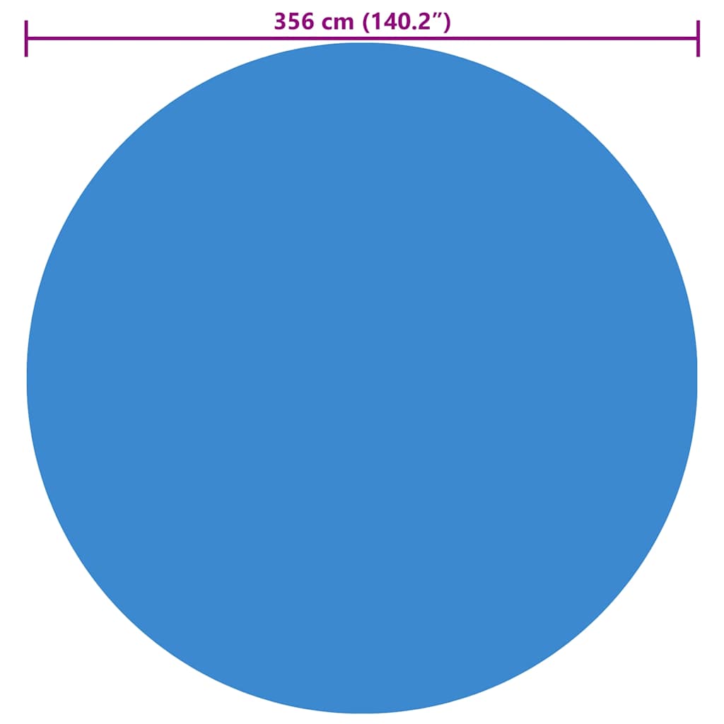 Pool Cover Blue 356 cm PE