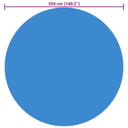 Pool Cover Blue 356 cm PE
