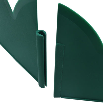 Lawn Edgings 10 pcs Green 65x15 cm PP
