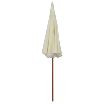 Garden Parasol with Steel Pole 300 cm Sand