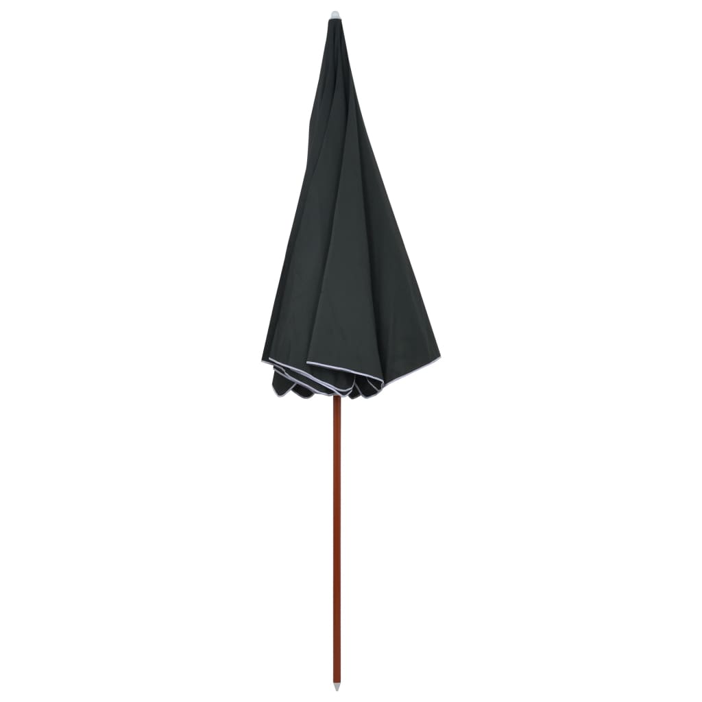 Garden Parasol with Steel Pole 300 cm Anthracite