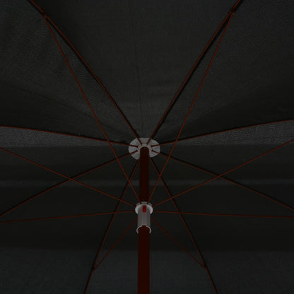 Garden Parasol with Steel Pole 300 cm Anthracite