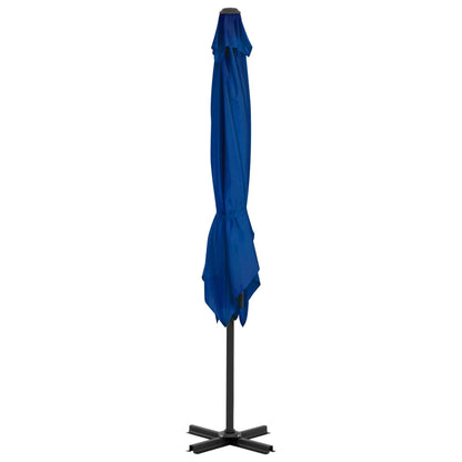 Cantilever Garden Parasol with Aluminium Pole Azure Blue 250x250 cm