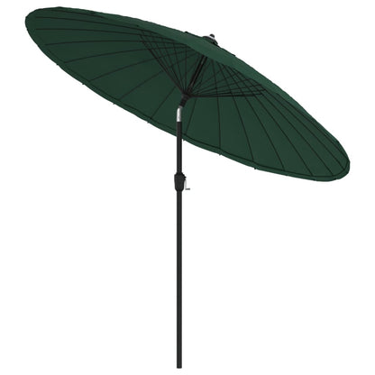 Garden Parasol with Aluminium Pole 270 cm Green
