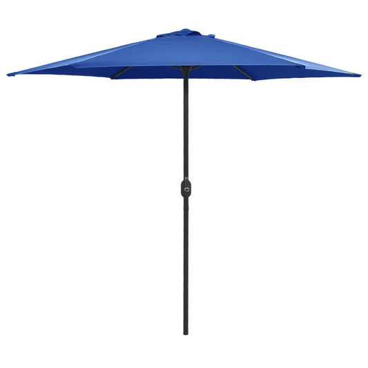 Garden Parasol with Aluminium Pole 270x246 cm Azure Blue